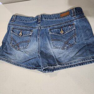 Tommy Hilfiger Womens Blue Denim Jean Shorts Waist 38 inches aprox 16 Y2K